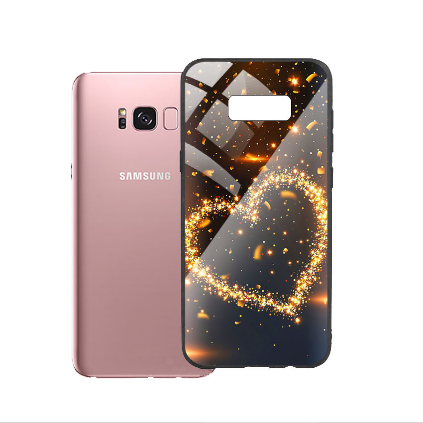 Ốp Lưng Kính Cường Lực cho điện thoại Samsung Galaxy S8 Plus - Heat 09