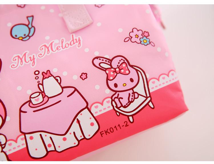 Hoạt Hình Dễ Thương Hộp Cơm Trưa Túi Hello Kitty Cách Điện Di Động Túi Đựng Đồ Ăn Trưa Sinh Viên Công Suất Lớn Ngoài Trời Trữ 24*18*14Cm