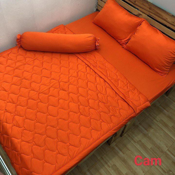 Ga - Drap Giường Lẻ Thun Mát Lạnh - Cam