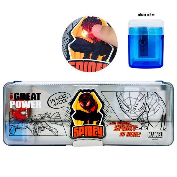 Bóp Viết Nhựa Spider-Man Kèm Chuốt Chì - iiGEN YZ310078