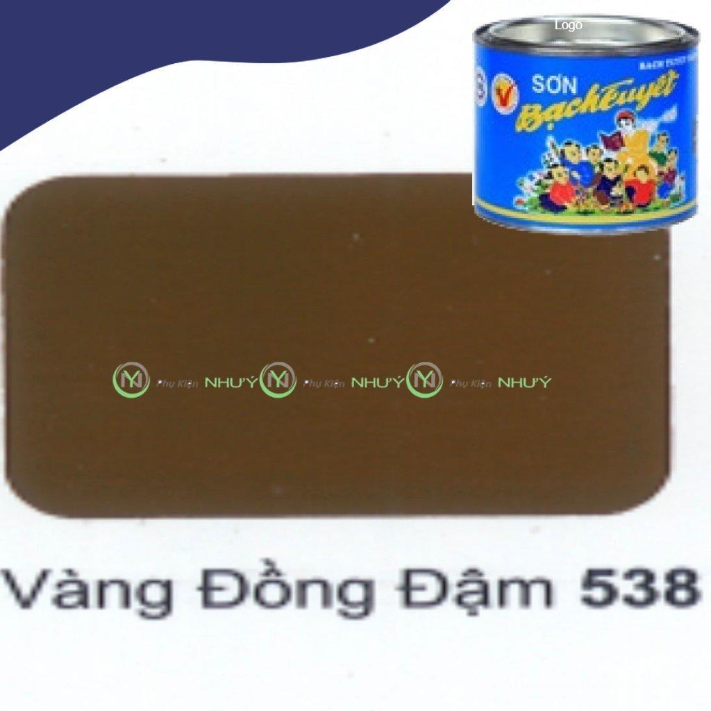 BH  3 năm dành cho` 1 Lon Sơn vàng đồng đậm 538 chống thấm, chống nấm mốc chất lượng tốt