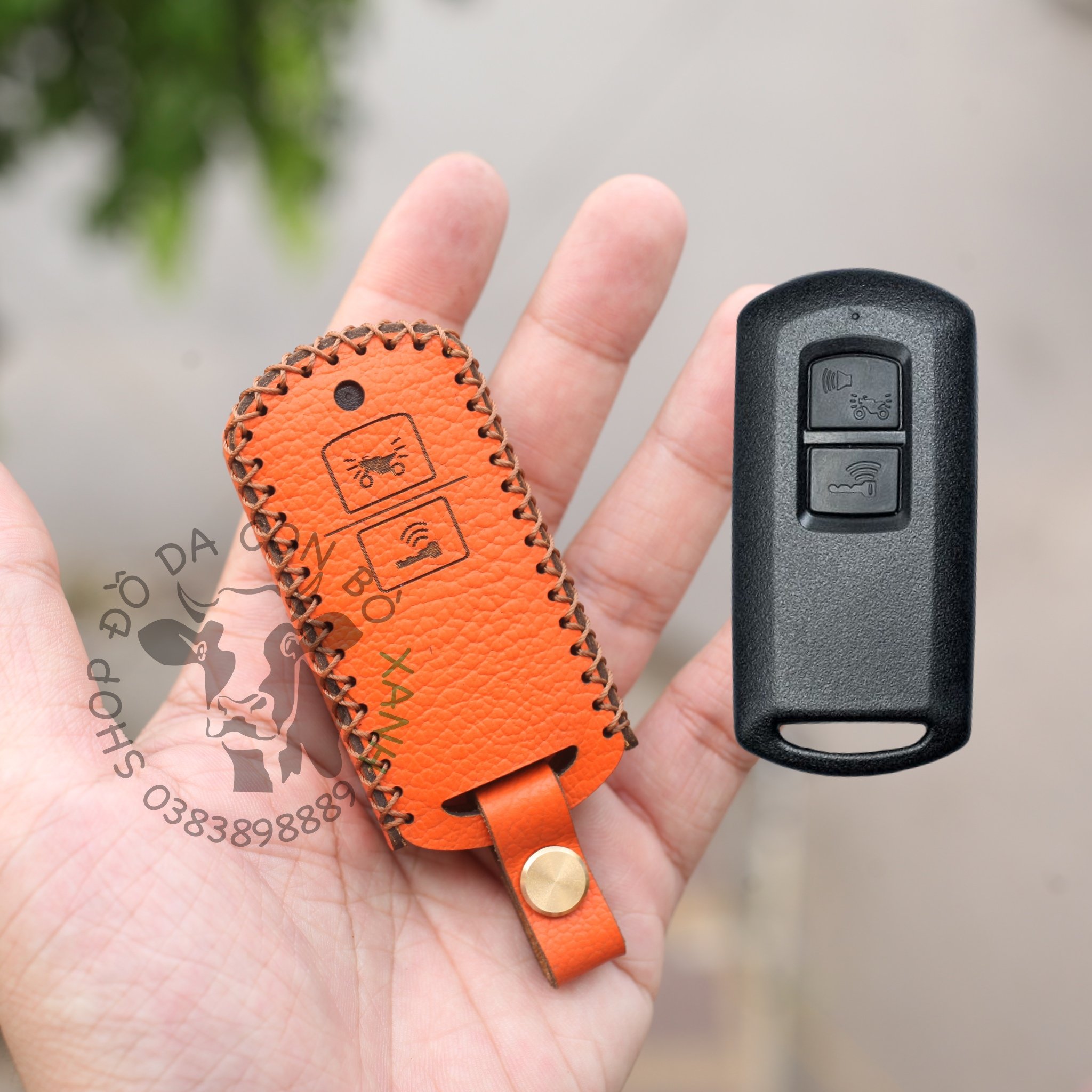 Đựng Chìa Khóa Honda Air Blade 150, Vario 150, Airblade 2020, Lead 2020 handmade da thật