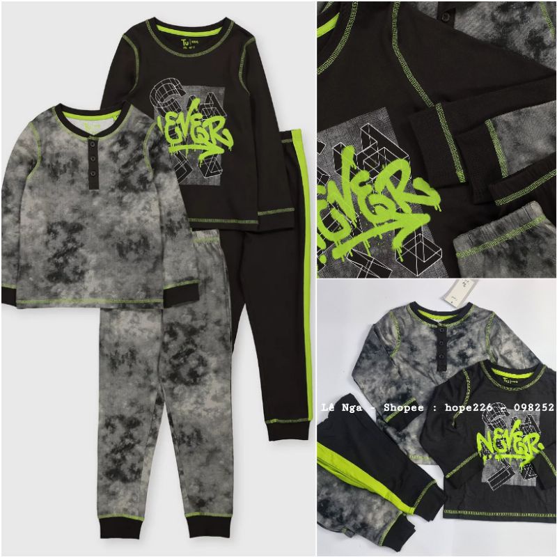 Set 2 bộ cotton Tu.Clothing UK size từ 2-3y đến 8-9y