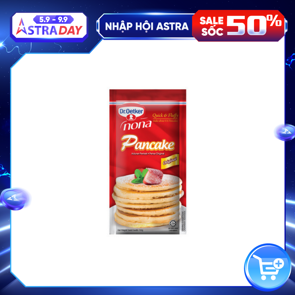 Bột Làm Bánh Rán (Pancake) Pha Sẵn Dr. Oetker 100g (Thương Hiệu Đức - SX Malaysia)