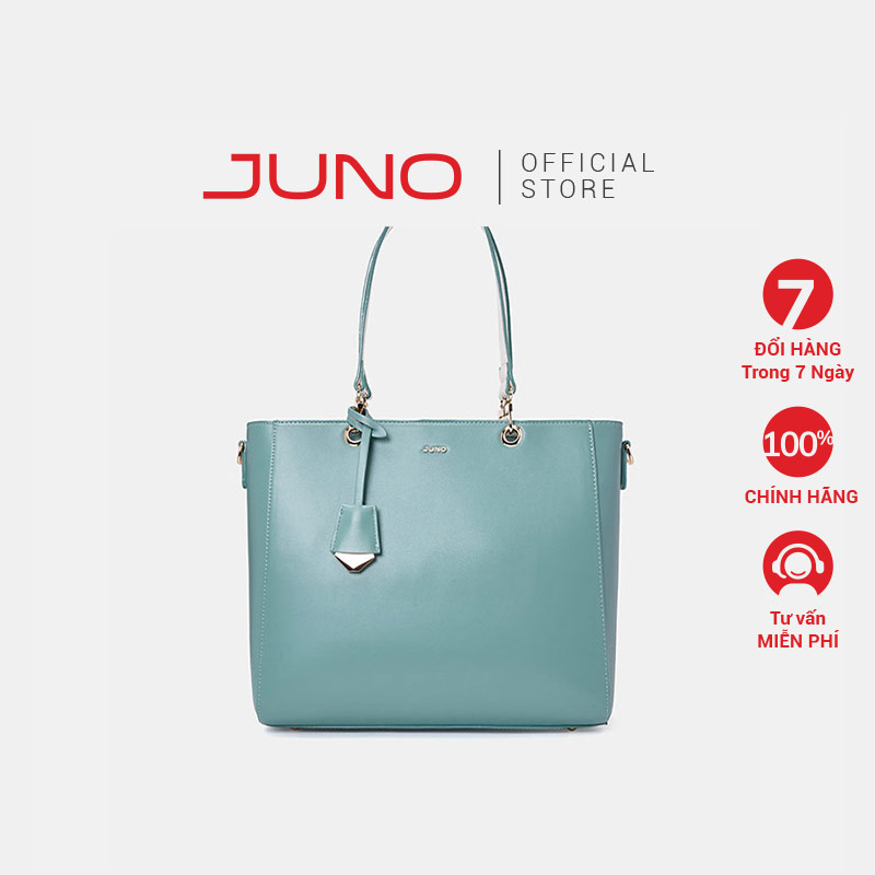 Túi Xách Nữ Thời Trang JUNO Cỡ Lớn Gắn Charm Trang Trí TXL082