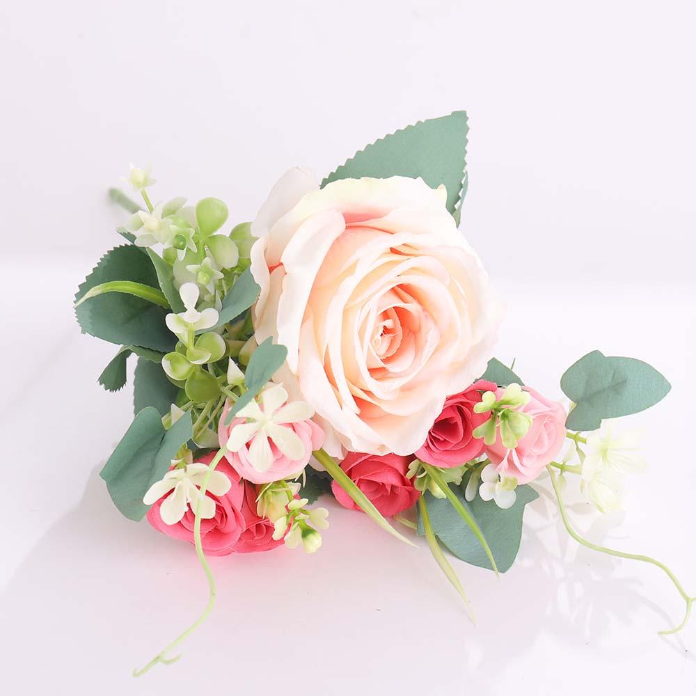 Hoa hồng nhân tạo Mùa xuân Pháp Trang trí nhà cửa Tự làm đồ handmade