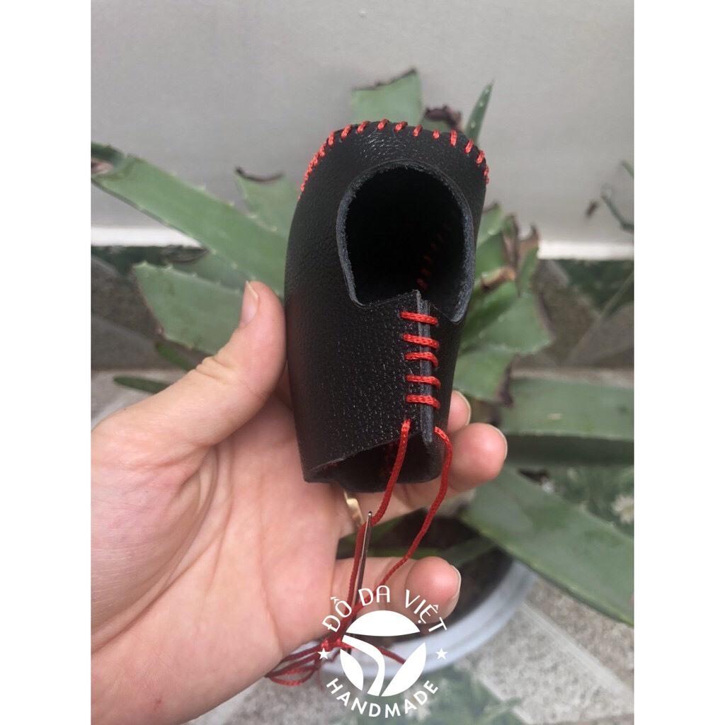 BỌC CẦN SỐ, PHANH TAY TOYOTA CROSS, CAMRY 2019 - 2021 DA BÒ THẬT 100%
