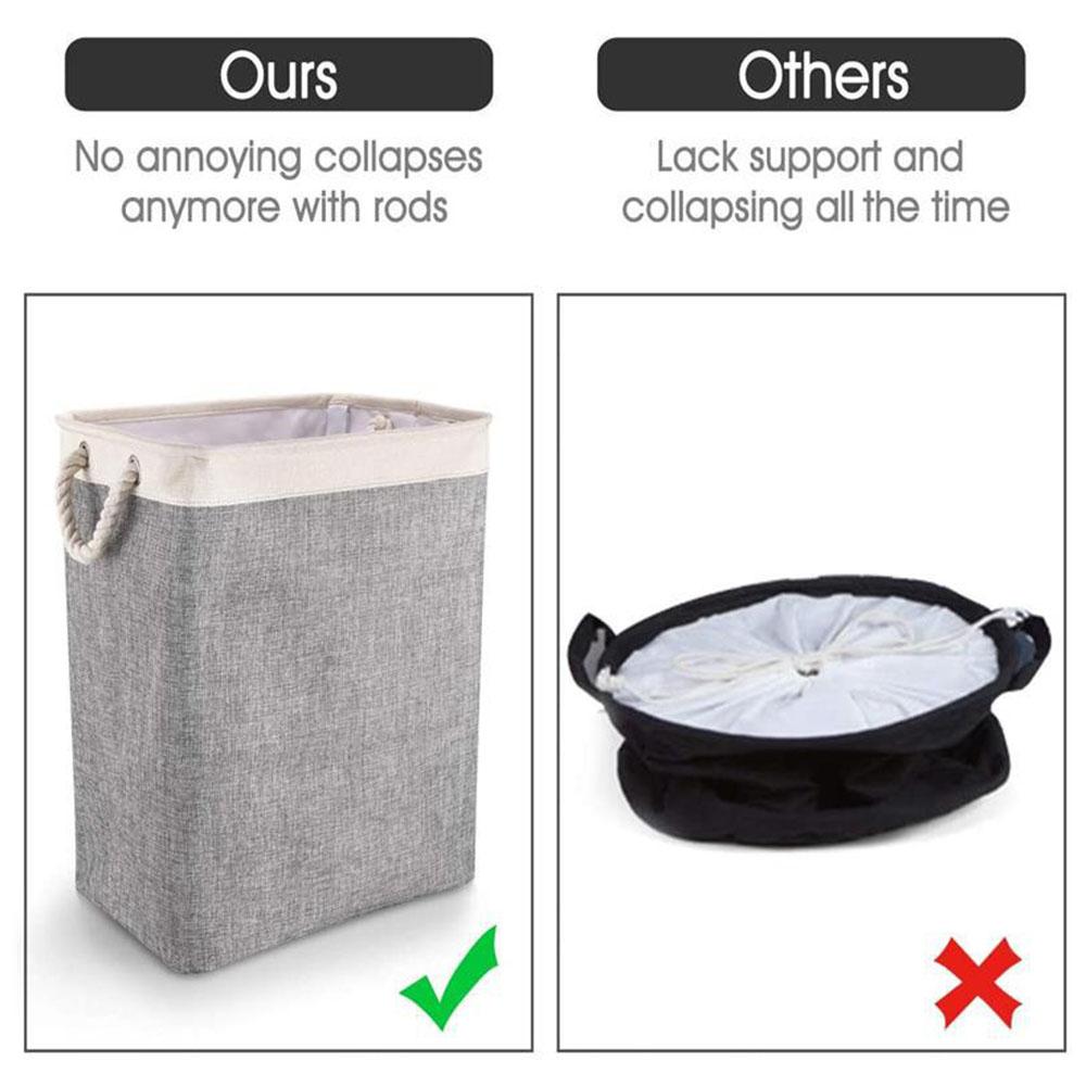 Collapsible Laundry Basket Foldable Baby Dirty Clothes Hamper Practical Cloth Basket for Clothing Storage