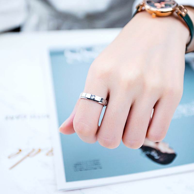 Nhẫn Nữ Eternal Love Titan Ko Đen TT 2223