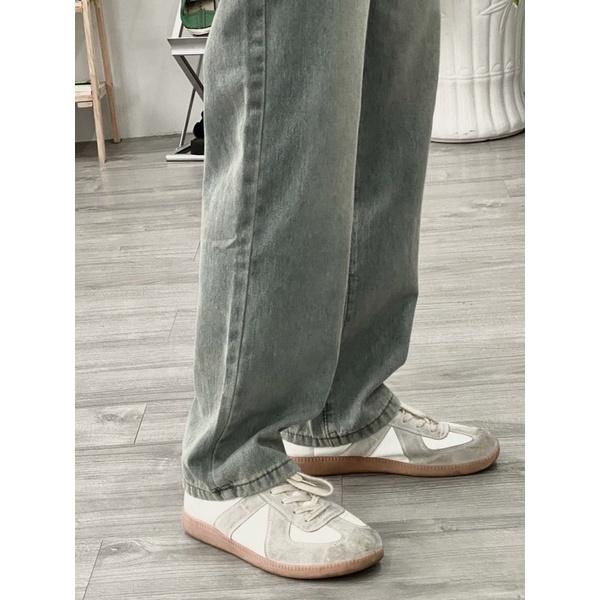 Quần baggy jeans ống rộng unisex ms836