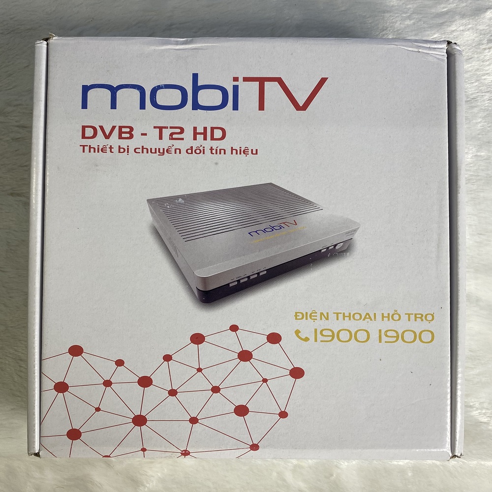 BỘ ĐẦU THU DVB T2 MOBITV  SỬ DỤNG ANTEN 8 MÓN ,HÀNG CHÍNH HÃNG