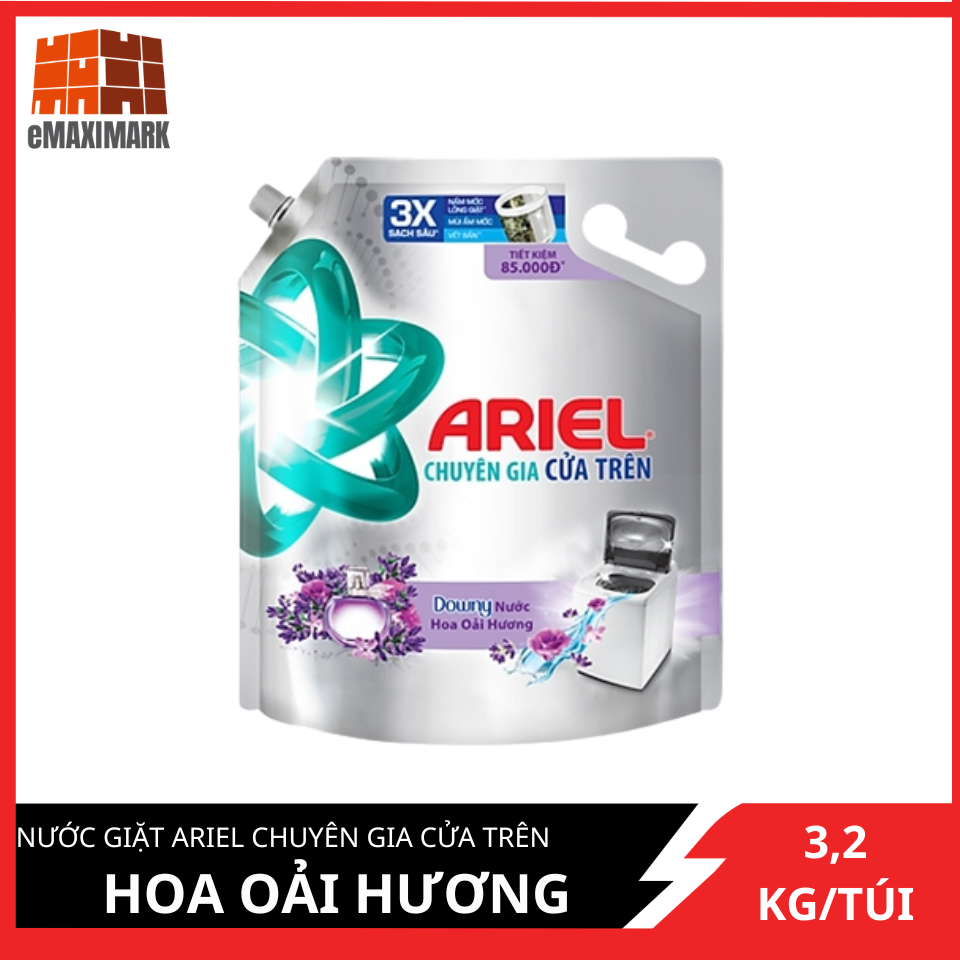 Túi Nước Giặt Ariel Hương Downy Oải Hương 3.2kg