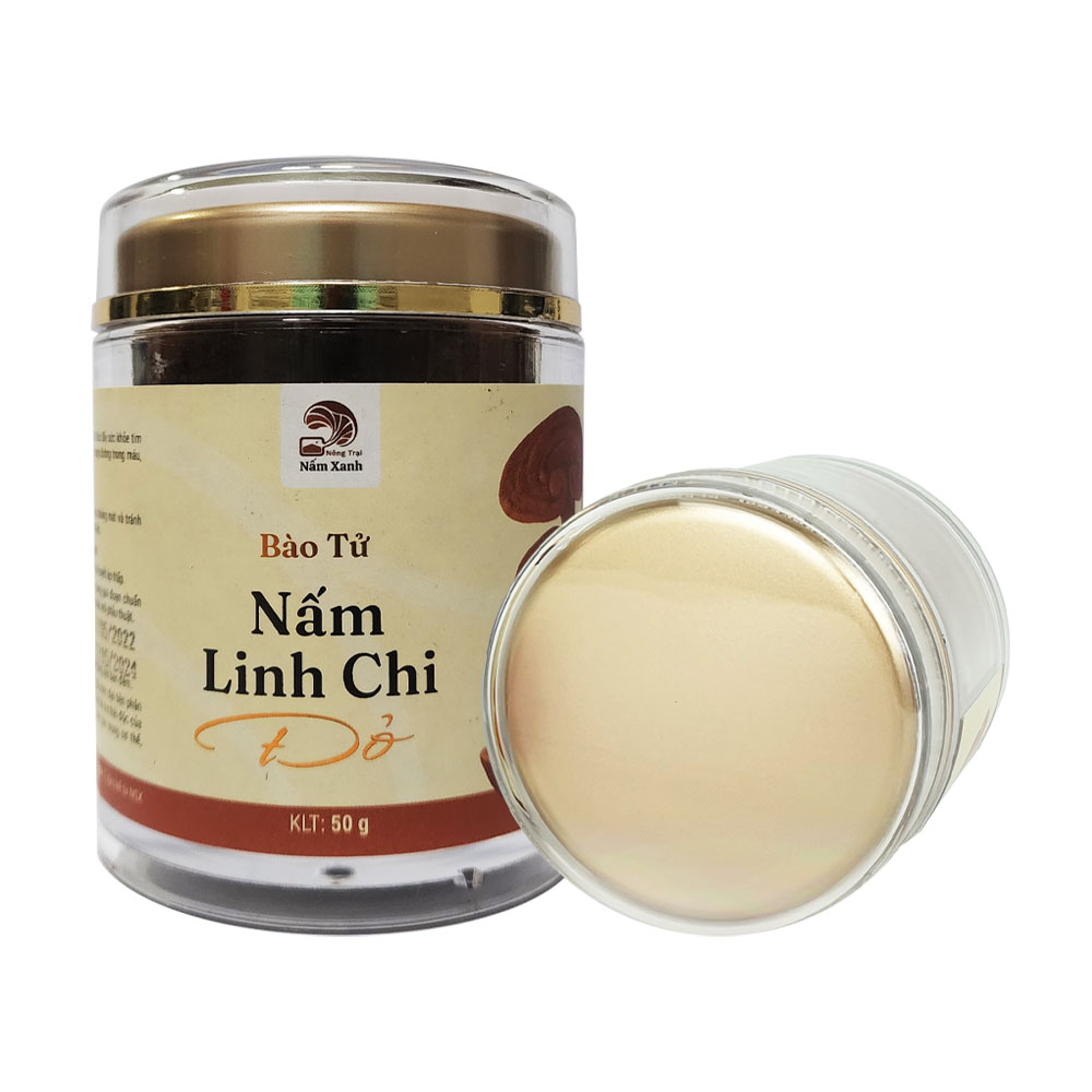 Bào Tử Nấm Linh Chi Đỏ - Tốt Cho Sức Khỏe - Nông Trại Nấm Xanh