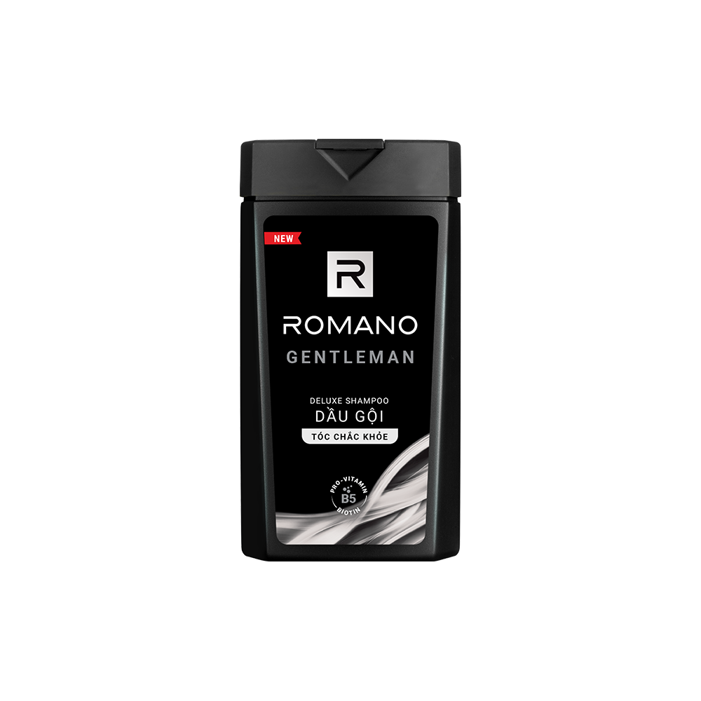 Dầu gội cao cấp Romano Gentleman lịch lãm nam tính tóc chắc khỏe 380gr