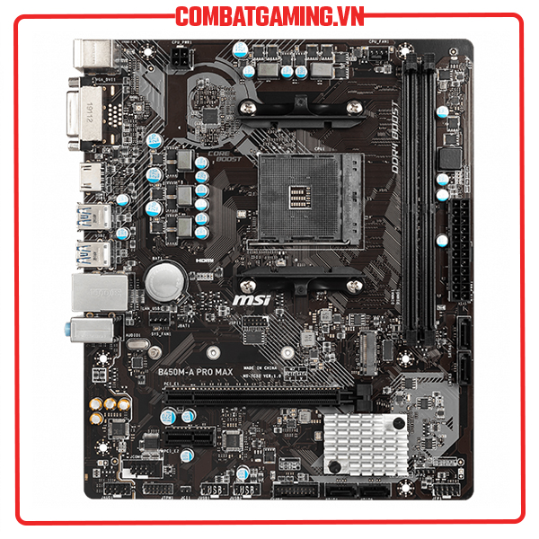 Bo mạch chủ MSI B450M-A Pro Max - Hàng Chính Hãng