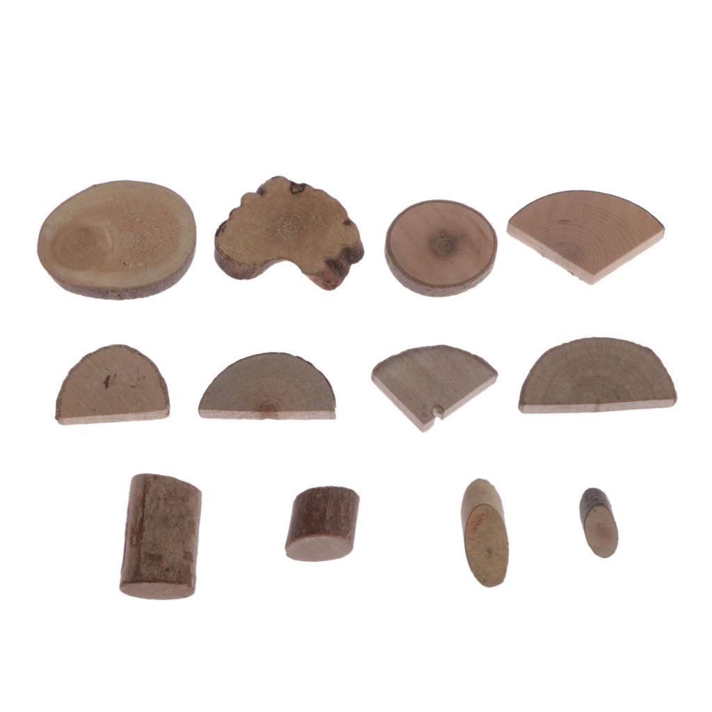 Irregular Natural Tree Wood Slices for Wedding Home Art Crafts Decoration
