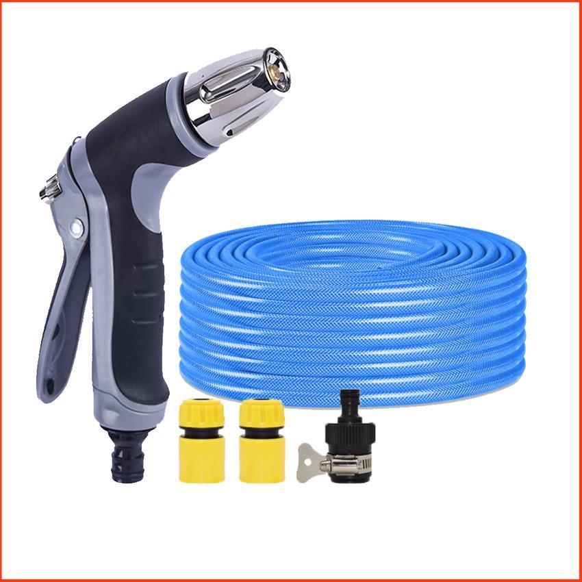 Bộ dây và vòi xịt rửa xe tưới cây tăng áp 15m 206817