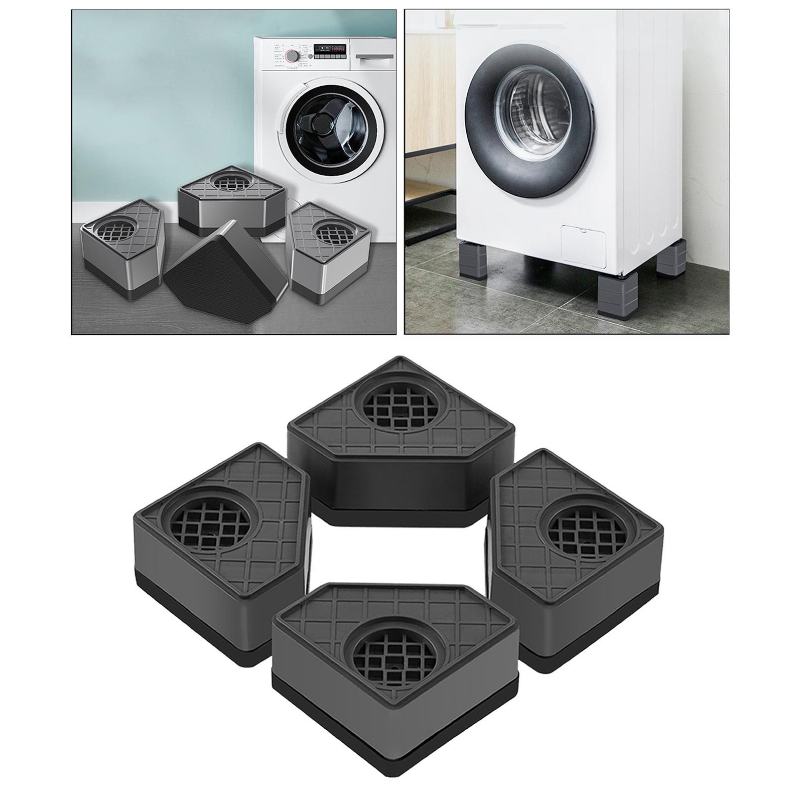 4x Washer Vibration Pads Washing Machine Feet Mat Stop Shaking for Dryer Machine
