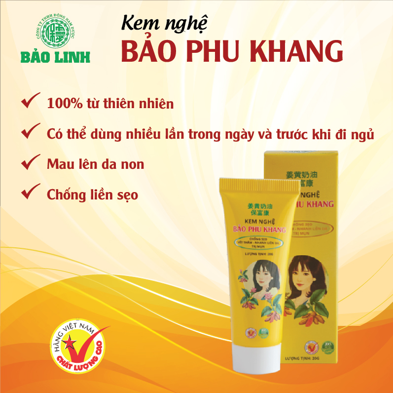 Kem Tinh Nghệ Bảo Phu Khang 20gram