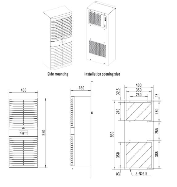 Hình ảnh ĐIỀU HÒA TỦ ĐIỆN, TỦ VIỄN THÔNG EIA10/15/20- HÀNG CHÍNH HÃNG LINKWELL