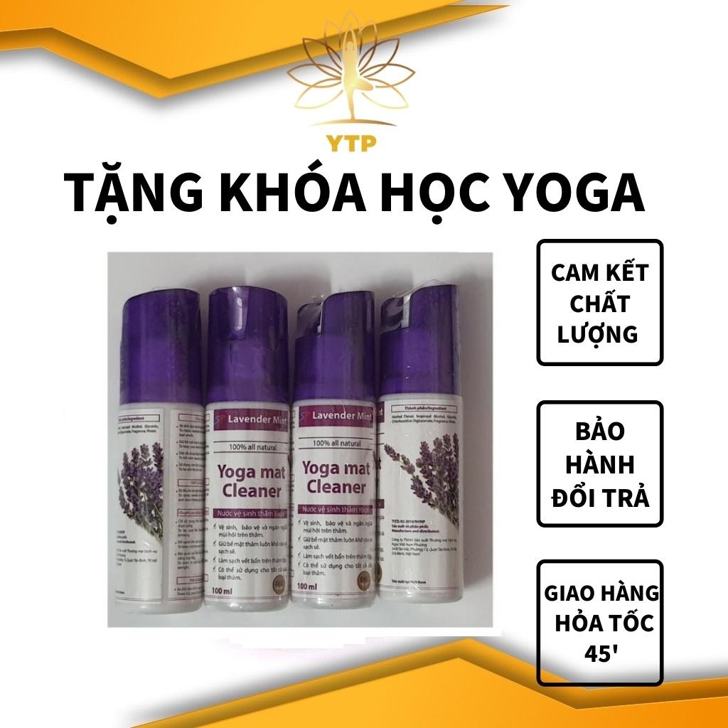 DUNG DỊCH VỆ SINH THẢM TẬP YOGA, 100ML HƯƠNG LAVERDER NHẸ NHÀNG GKK