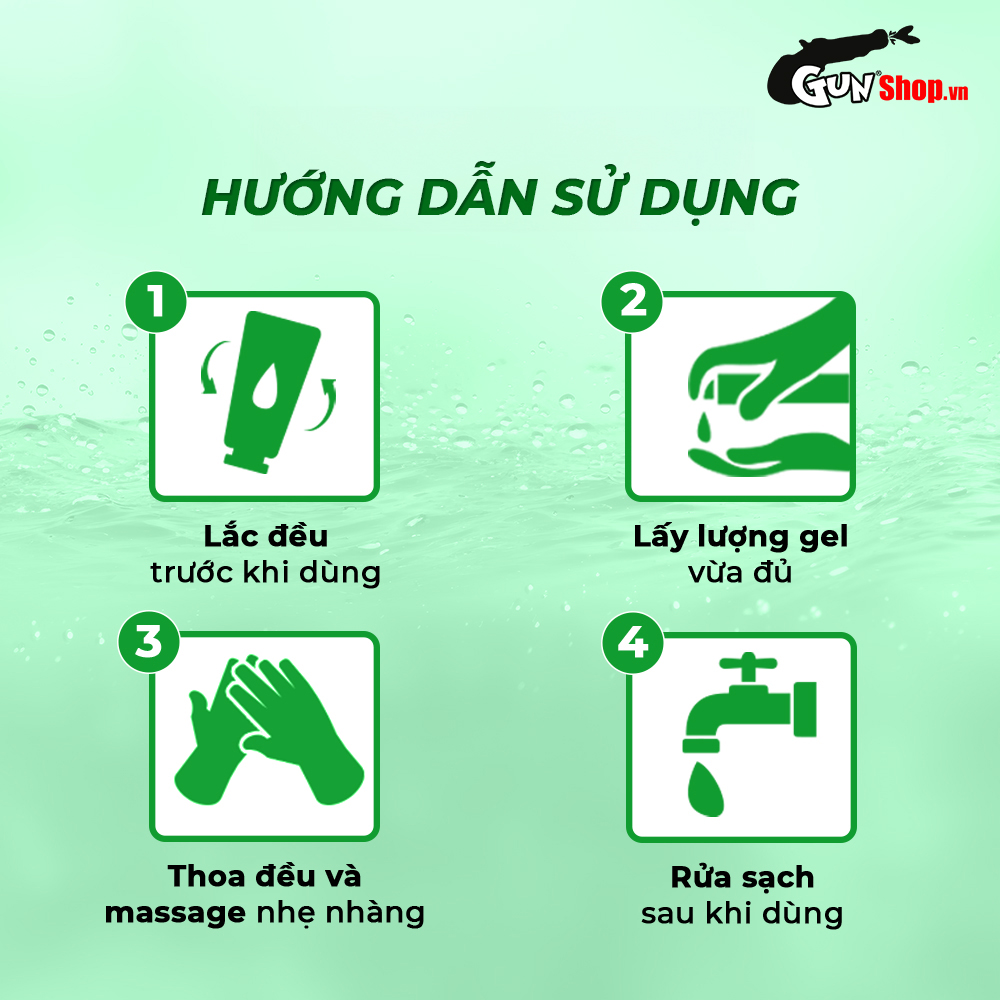 Gel bôi trơn Shell Play Massage 2 in 1 Aloe Vera - Chai 200ml