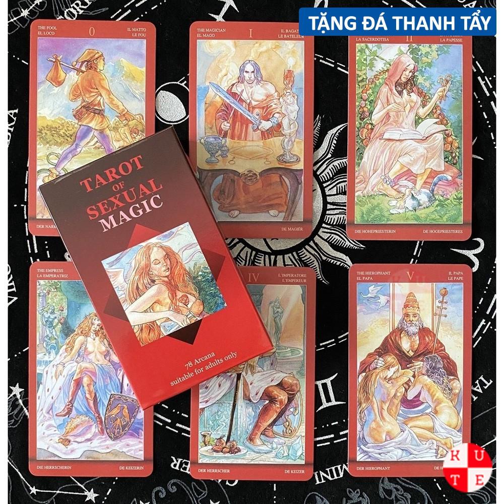 Bài Tarot Sexual Magic Tarot 78 Lá Bài Tặng Đá Thanh Tẩy