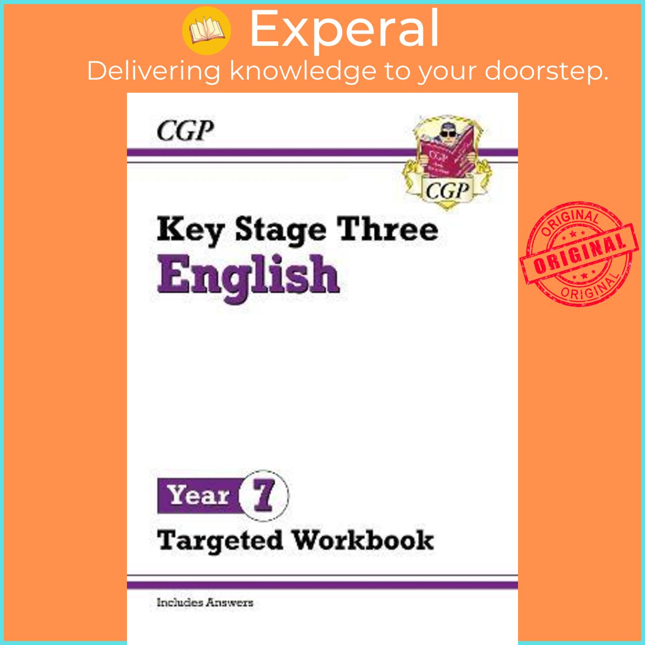Sách - KS3 English Year 7 Targeted Workbook  by CGP Books