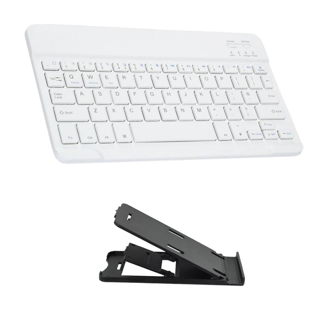 Mini Wireless Bluetooth Keyboard External Keypad& Tablet Stand for Pad