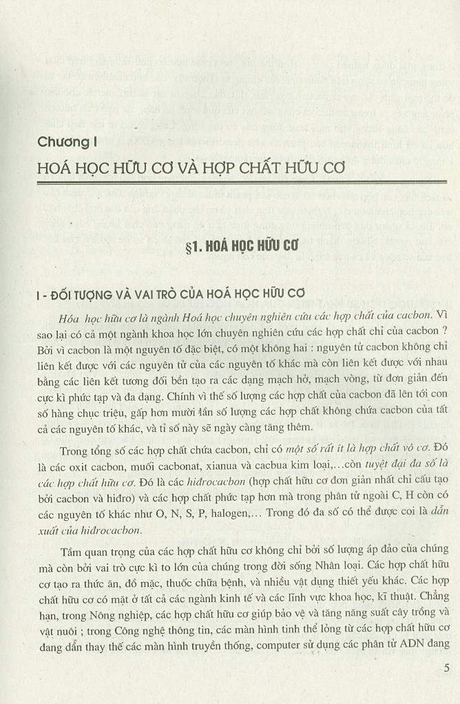 Học Học Hữu Cơ 1