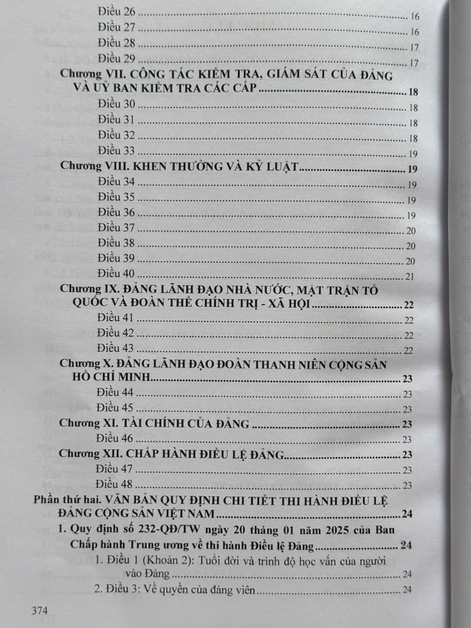 Sách Điều Lệ Đảng Cộng Sản Việt Nam - Văn Bản Quy Định Chi Tiết Thi Hành (V2565T)
