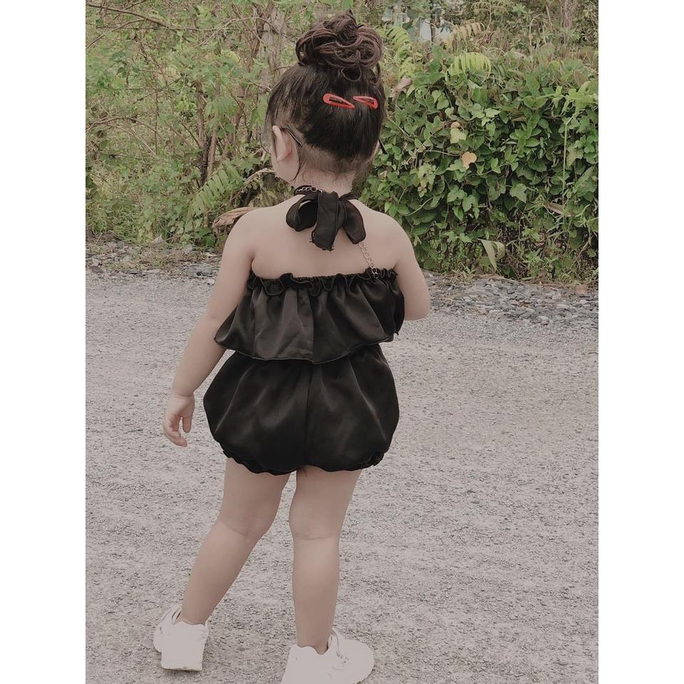 Bộ quần áo bé gái Bay Bí chất liệu lụa 8-23kg Angel Baby Thời Trang Thiết Kế