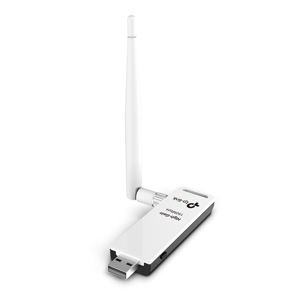 USB THU WiFi Độ lợi cao Tốc độ 150Mbps TP-LINK WN722N - Hàng Chính Hãng