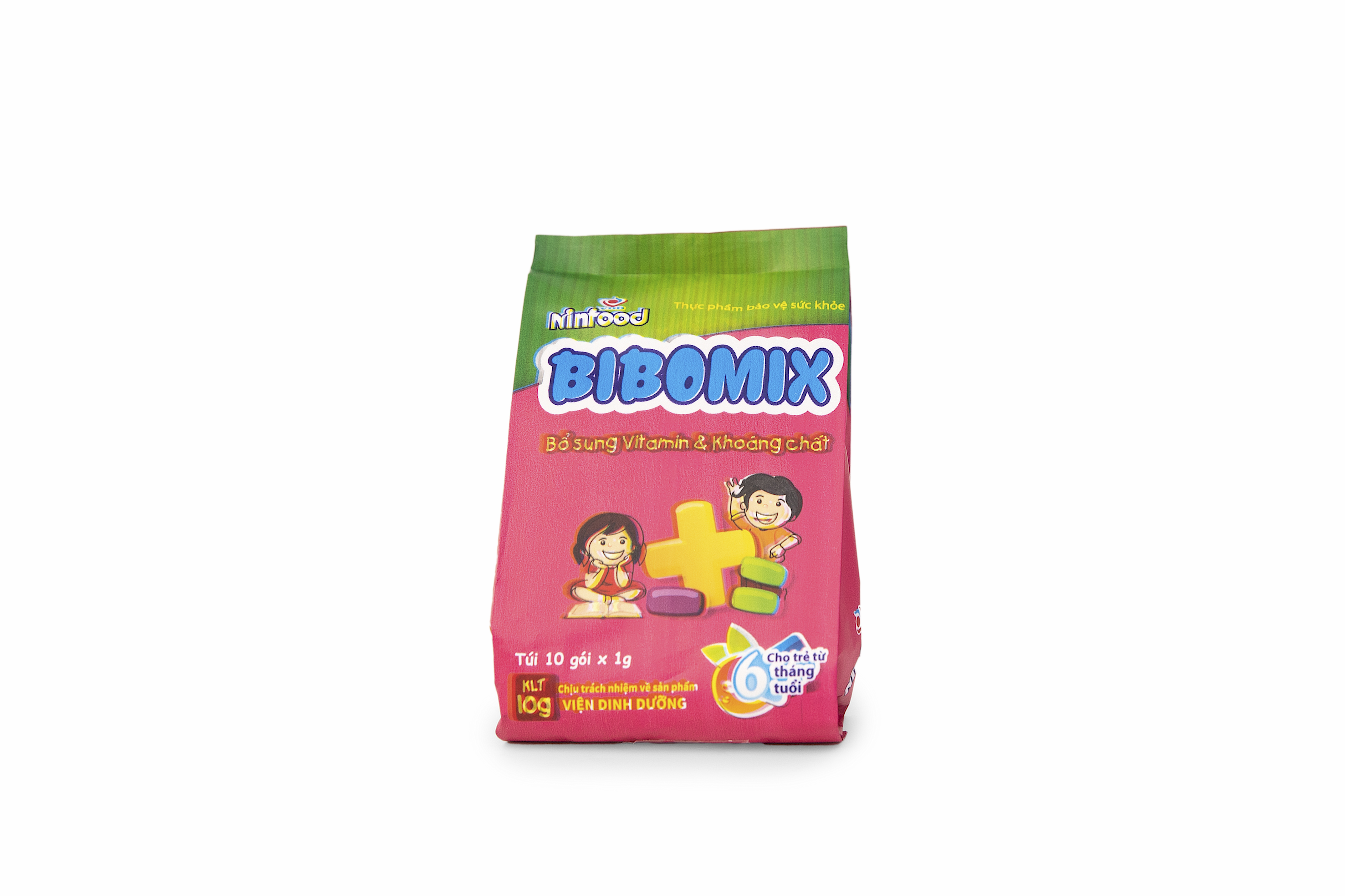 Combo 2 hộp Đa vi chất BIBOMIX - bổ sung vitamin và khoáng chất cho trẻ - NINFOOD Viện Dinh dưỡng