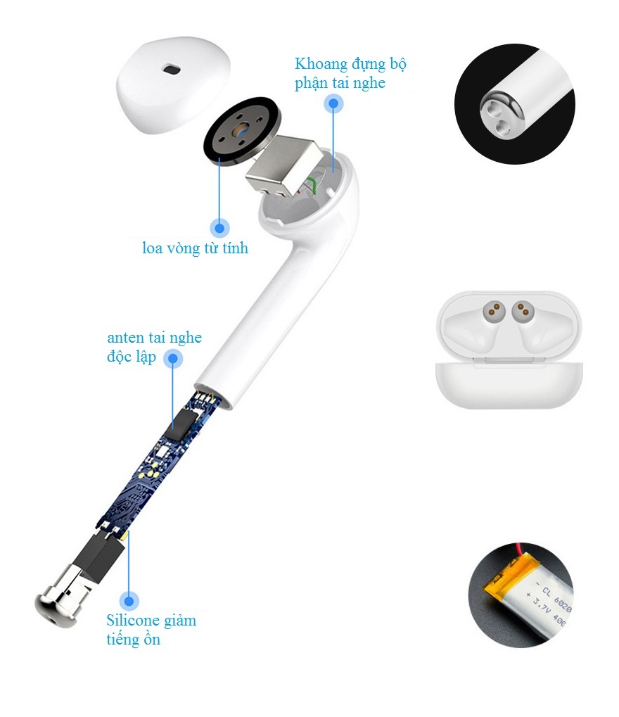 Tai nghe bluetooth nhét tai dành cho iPhone