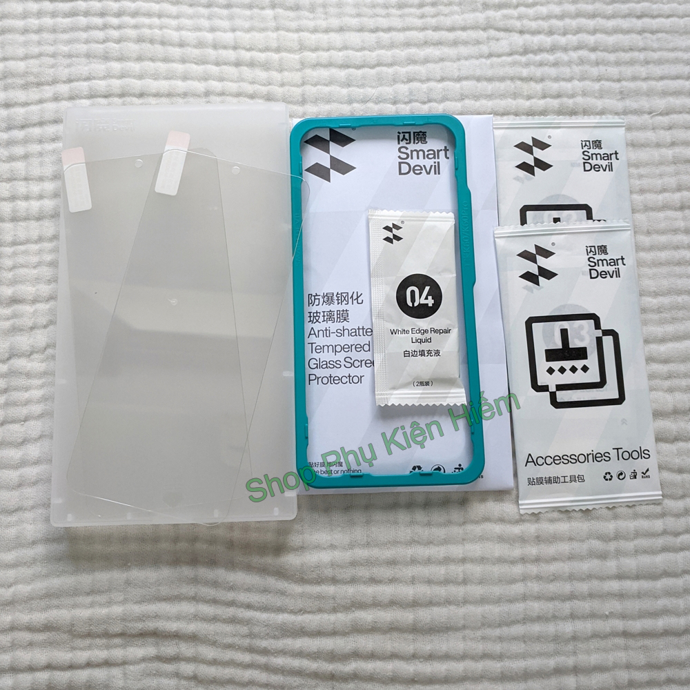 Bộ 2 kính cường lực Smart Devil dành cho Xiaomi 13 - K60 - K60 Pro - K50 - K50 Pro - K40S - Poco F4 - K50 Ultra - 12T - 12T Pro - Hàng nhập khẩu