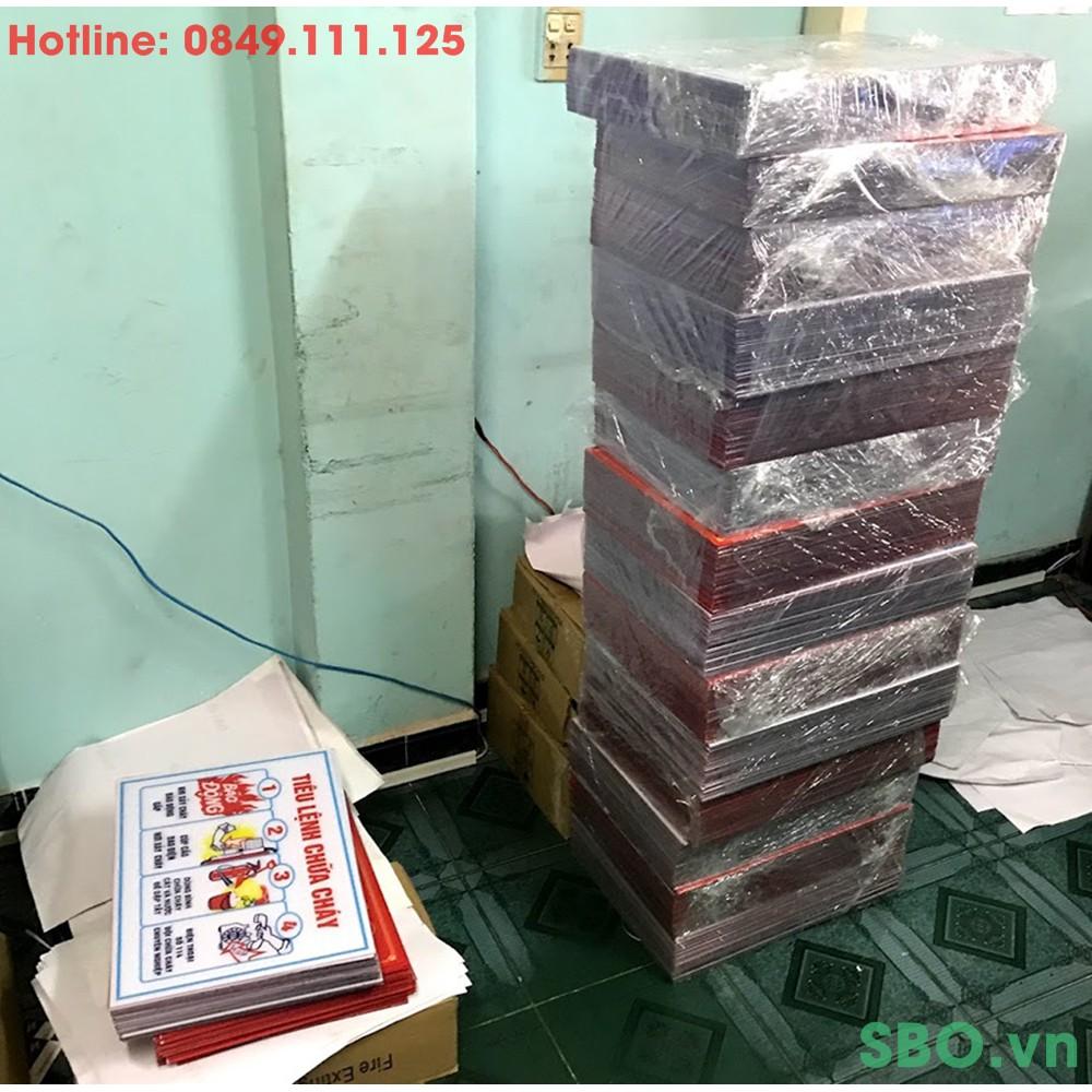 Bảng nội quy PCCC bằng nhựa Mica 30x40cm