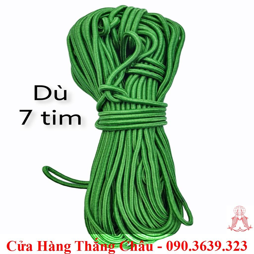 Dây Dù 3 tim, 7 tim - Bản Tròn (1 bó - dài 20m