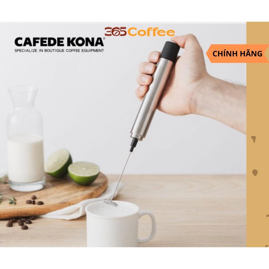 Cây đánh sữa, cà phê tạo bọt dùng pin Cafede Kona – chính hãng