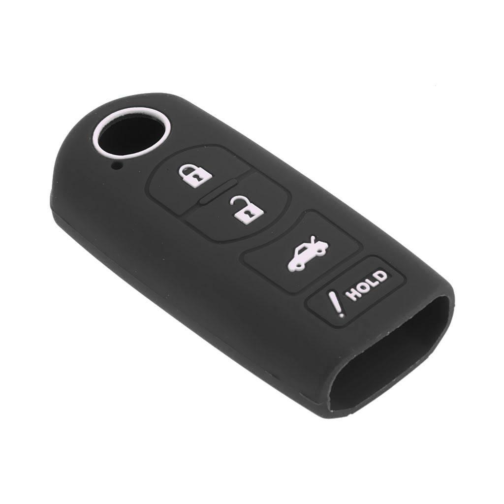 Car Remote Key Fob 4-Button Silicone Case Cover For