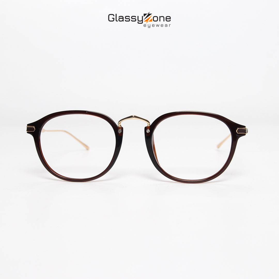 Gọng kính cận, Mắt kính giả cận nhựa Form vuông bầu Nam Nữ Squiddly - GlassyZone