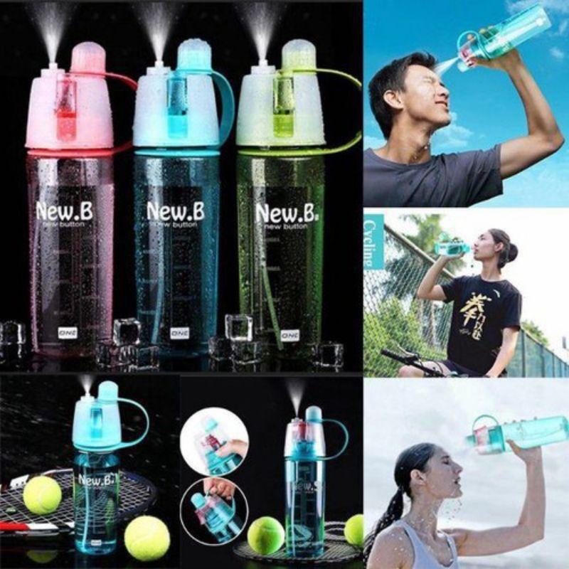 Bình nước thể thao xịt khoáng