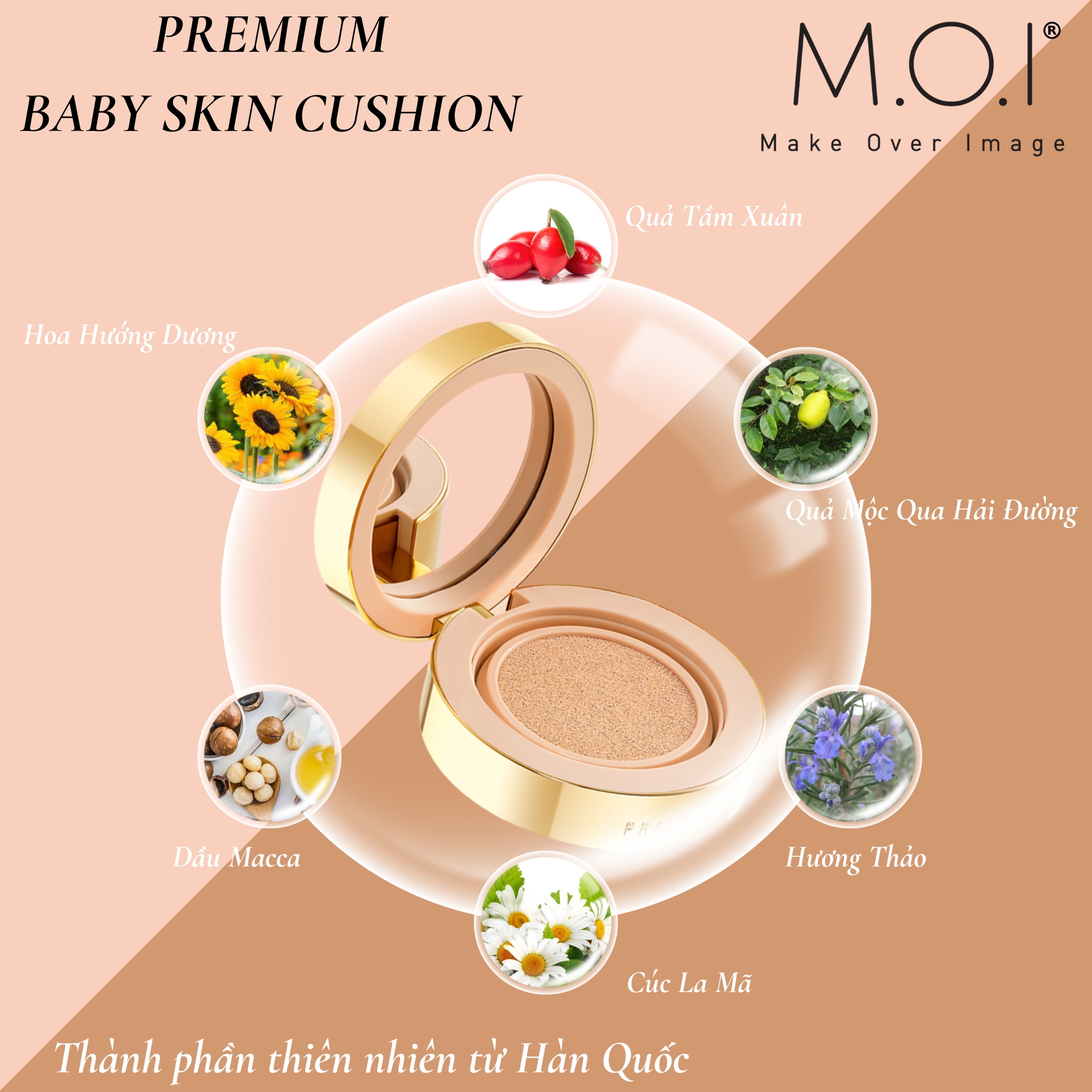 Phấn Nước PREMIUM BABY SKIN CUSHION Hồ Ngọc Hà