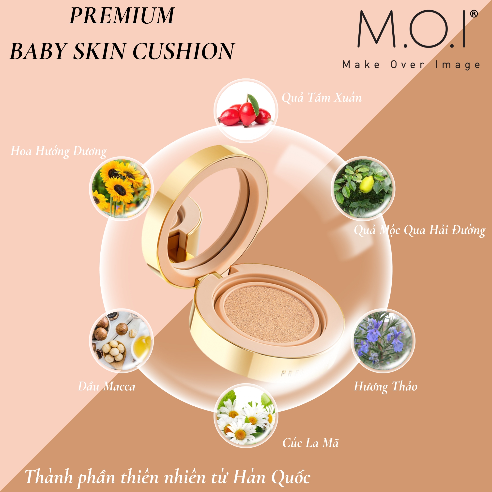 Phấn Nước PREMIUM BABY SKIN CUSHION Hồ Ngọc Hà (2023)