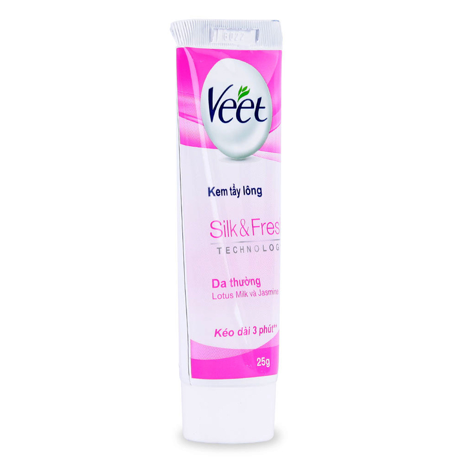 Kem Tẩy Lông Cho Da Thường Veet Silk &amp; Fresh Tuýp (25g)