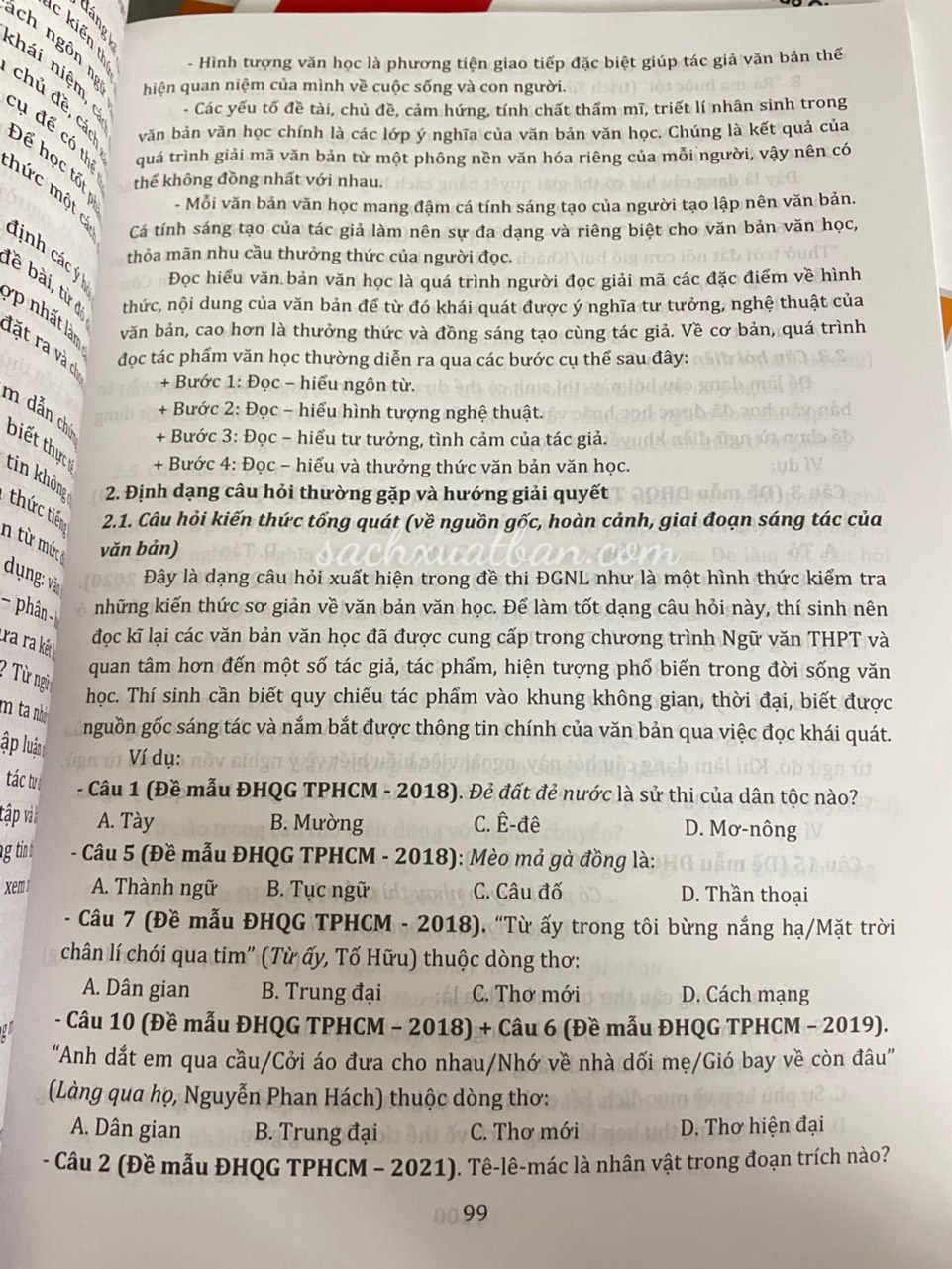 Sách Ôn Tập Đánh Giá Năng Lực Ngôn Ngữ Tiếng Việt