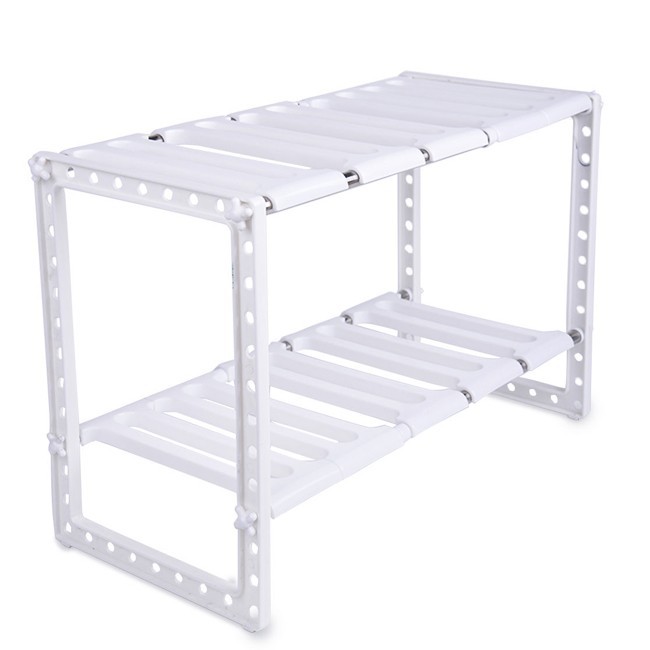 Kệ Để Đồ Gầm Trạn Nhà Bếp 2 Tầng Đa Năng Cao Cấp - Nhỏ Gọn - Tiện Dụng - Chắc Chắn