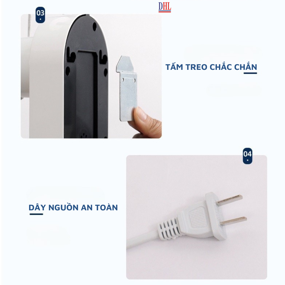 Quạt điện treo tường remote FTT-60AEC-D39, công suất 60W, hoạt động êm ái, hẹn giờ thông minh - hàng chính hãng Bảo hành 2 năm