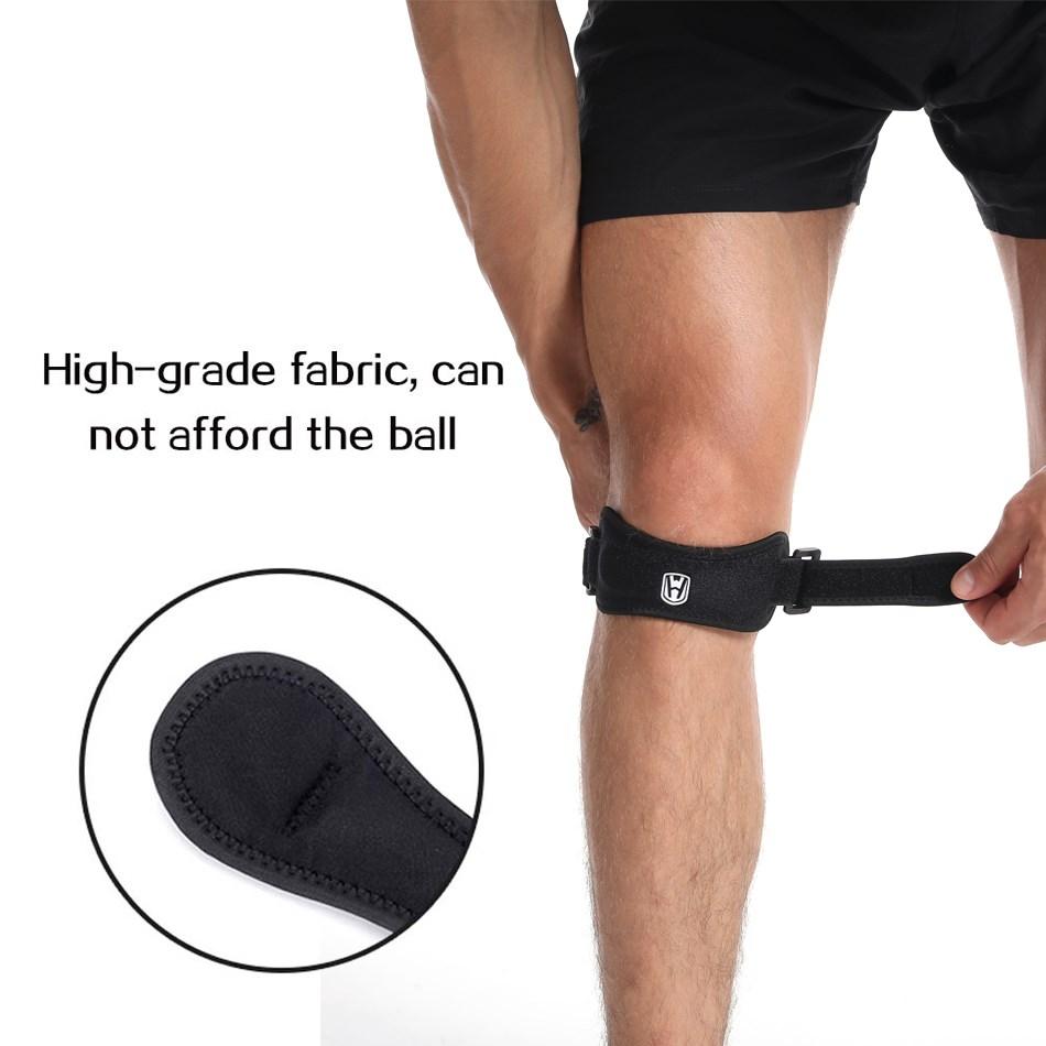 Thể thao đáng giá nẹp dây đeo có thể điều chỉnh dây đeo Eva Kneepads Hỗ trợ đầu gối Pad Gear Gear Basketball Protector Color: 1 Piece Blue