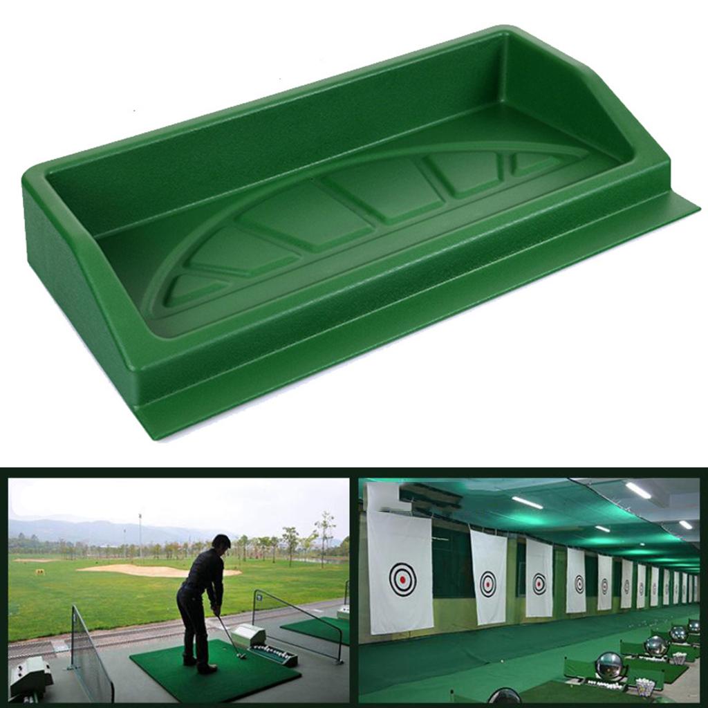 Driving Range Golf Balls Container Hitting Mat Golf Ball Tray Home Practice